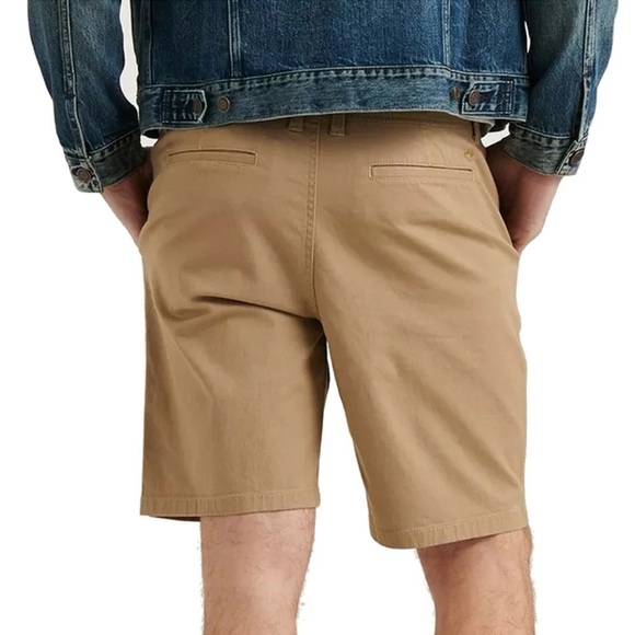 Lucky Brand Flat Front Shorts Hombre Talla 38 Color Caqui Advanced Stretch NWT - Picture 10 of 11